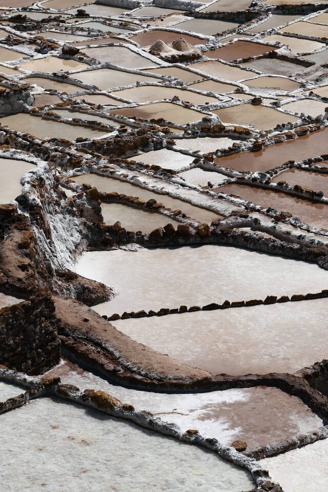 Salineras De Maras Sacred Valley Cusco Peru